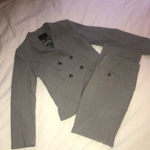 Gray Banana Republic Suit